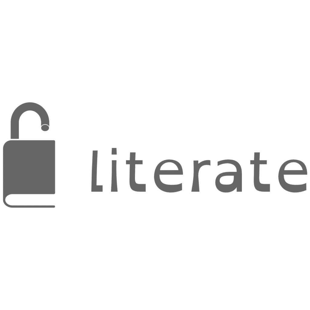 Logo. Literate