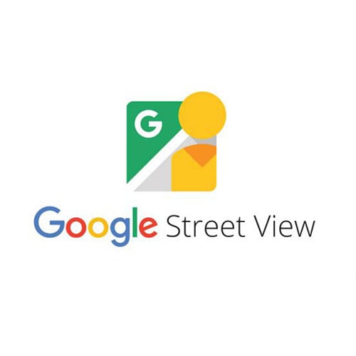 Logo. Google Street View